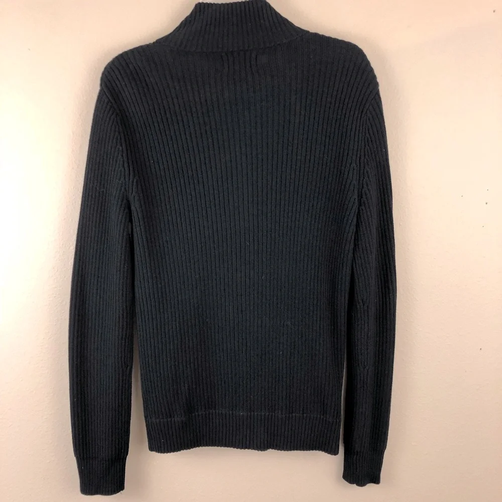 Men's Express Black Knit Cardigan